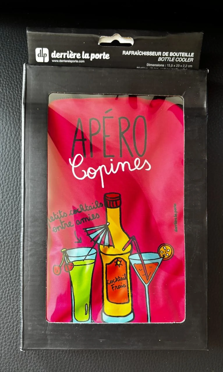 🍾 Rafraîchisseur de Bouteille "Apéro Copines" DLP (Derrière La Porte)